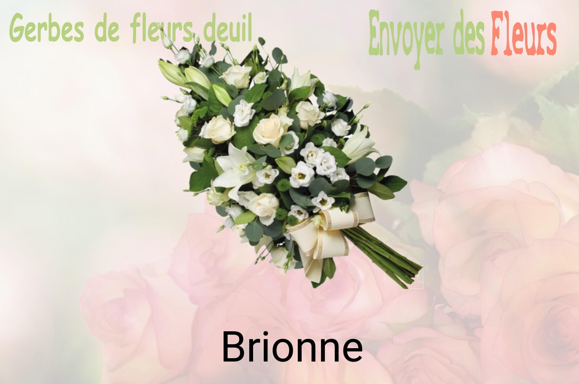 Gerbe de fleurs de deuil livrée à Brionne